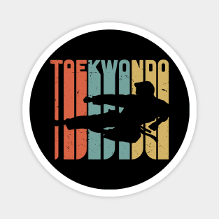 Retro taekwondo / taekwondo lover gift idea / taekwondo fan present / martial arts Magnet